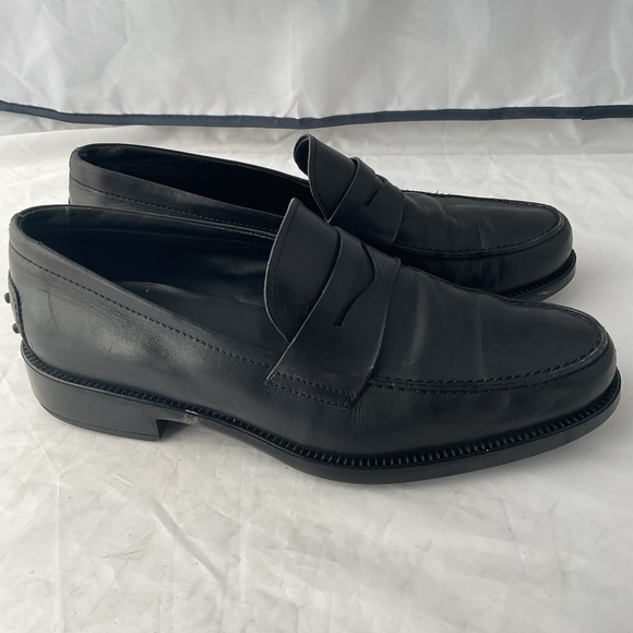 Tod\'s Leather Slip On Penny Driver Dress Shoe Loafers Mens UK 7.5 US 8.5 main image 9